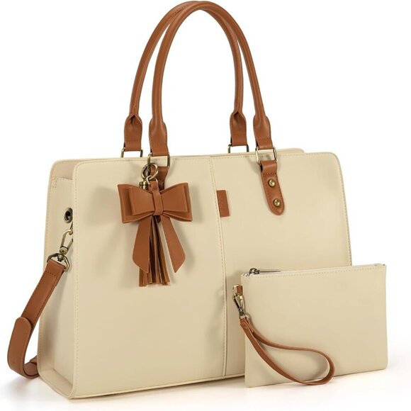 Laptop Tote Bag Laptop Bag 15.6 inch Work Shoulder Briefcase Computer Messenger - Picture 1 of 7